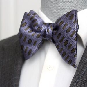‎Men's Self tied Big Butterfly Bow tie S524